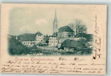 3360 Herzogenbuchsee 1909 Foto AK Kirche