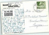 4322 Mumpf Foto AK Hotel Solbad Sonne