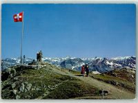 Weisshorn Arosa - Gipfel Hüttenstempel Piz Kesch Piz Palü Piz Bernina