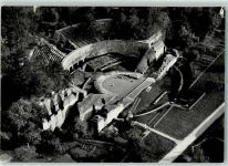 4302 Augst BL - Augjusta Raurica Römisches Theater darunter Amphitheater Flugaufnahme