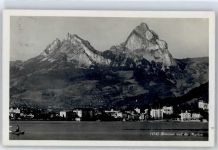 Holzegg Foto AK Brunnen Mythen