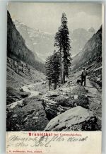 6465 Unterschächen 1913 Foto AK Brunnital