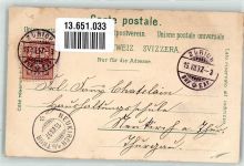 8135 Sihlwald 1897 Lithographie