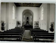 9225 St. Pelagiberg 1958 Foto AK Wallfahrts- Kirche innen