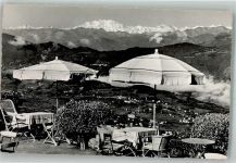 Monte Bré Foto AK Gasthaus Kulm -Terrazza