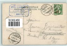 Stanserhorn 1907 Gebrauchsspuren Blick nach Säntis und Glärnisch Morgenrot