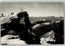 Weissfluh 1925 Foto AK Winter