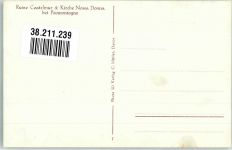 7606 Promontogno Foto AK Burg Ruine Castlmur Kirche Nossa Donna