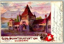 6000 Luzern Lucerne 1901 - Empfangs-Pavillon