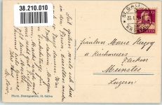 9000 St. Gallen S. Gallo 1932 Foto AK Kirche Caritasheim Oberwaid Hochaltar