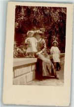 8000 Zürich 1915 Foto AK Frau mit Kindern Ort lt. Stempel