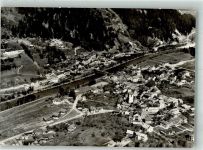 7130 Ilanz 1964 Foto AK Fliegeraufnahme
