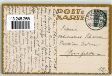 8215 Hallau Künstlerkarte Bergkirche St. Moritz