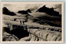 Gross Spannort - Winter Gletscherspalten Glattenfirn