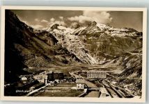 Furka Foto AK Hotel Gletsch