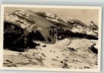 Churfirsten Foto AK Winter