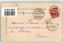 1873 Val-d'Illiez 1903 - Bauernfamilie mit Ziege