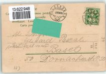 4437 Waldenburg Prägedruck Fahne Schweiz