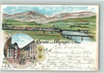 3380 Wangen an der Aare 1899 BOAKC Lithographie