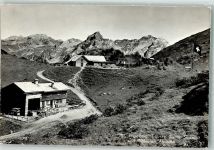 Trübsee Foto AK Gasthaus Alpstubli Station Sessellift