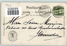 9000 St. Gallen S. Gallo 1904 Gebrauchsspuren Eidgen. Schützenfest Frau Tracht Gewehr