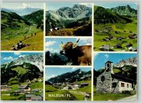 9497 Malbun 1976 - Kirche Hotel