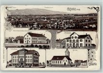 9545 Wängi 1907 BOAKC Mechanische Werkstätte Handlung Zumbühl Lithographie