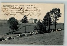 2740 Moutier 1925 Foto AK Hotel Caquerelle