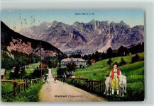 9651 Rietbad - Säntis Junge in Tracht mit Kälbern