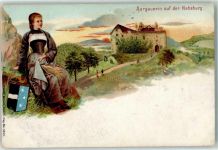 5245 Habsburg - Aargauerin auf der Habsburg Tracht