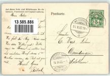 3764 Weissenburg 1905 Foto AK Bergli Pension Müller