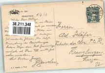 7438 Hinterrhein 1918 Foto AK
