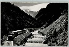 3930 Visp Viège Foto AK Zahnradbahn Visp-Zermatt Bahn
