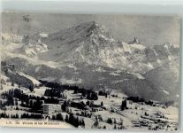 1884 Villars-sur-Ollon 1913 Foto AK Winter