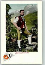 Appenzeller mit Pfeife