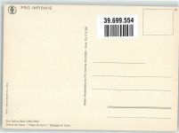 Nyon sign. Bohny-Baur Strand Pro Infirmis Schweiz Künstlerkarte