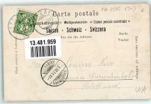 2545 Selzach 1901 Gebrauchsspuren Hochzeit Gruppenfoto Kirche Lithographie