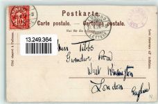 San Salvatore 1899 Lithographie Hotel Pension Beau Rivage Prpt J. Huhn Ruderboot Steg 914 m