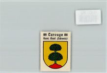 1227 Carouge GE La Praille - Vignette Wappen Kaffee Hag ca 1920-1940