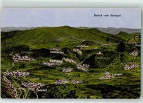 4104 Oberwil BL - Relief vom Birsigtal