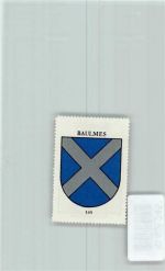 1446 Baulmes - Vignette Wappen Kaffee Hag ca 1920-1940 Andreaskreuz