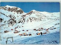 9497 Malbun - Skilift Hochegg Blick auf Malbun mit Ochsenkopf Gamsgrat und Sareis Winter