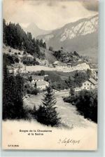 1658 Rossinière 1908 - Gorges de la Chaudanne Sarine