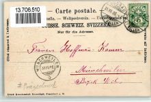 9200 Gossau SG 1906 BOAKC Lithographie Prägedruck