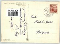 Zürich Anemonen Bouquet sign. P Togni Ort laut Künstler Pro Infirmis Schweiz Künstlerkarte