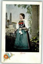 8000 Zürich - Trachtenfrau