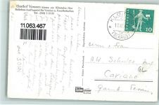 8750 Klöntal - Der Klöntalersee von der Richisauer Schwanmmhöhe Gasthof Vorauen hinten am Klöntaler-See