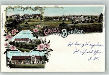 8608 Bubikon 1901 BOAKC Ritterhaus Anstalt Friedheim Lithographie