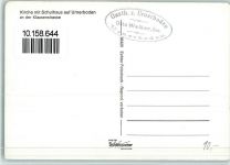 8751 Urnerboden - Kirche mit Schulhaus