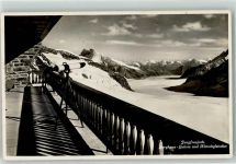 3801 Jungfraujoch - Berghaus Galerie Aletschgletscher
